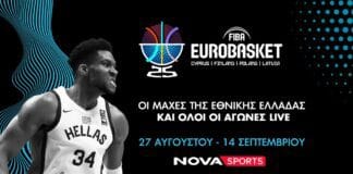 Γραφικό της Εθνικής Ελλάδας στο EuroBasket